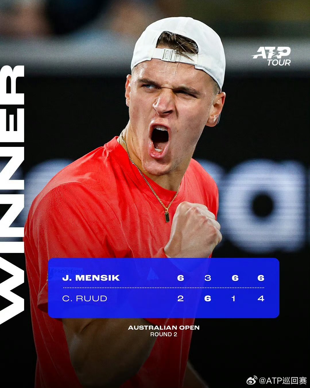 澳网逆转蒙特卡洛大师赛，鲁德带队取胜